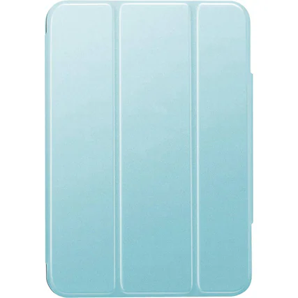 Front. SaharaCase - ESR Folio Case for Apple iPad mini (A17 Pro) and Apple iPad mini (6th Generation 2021) - Aqua.