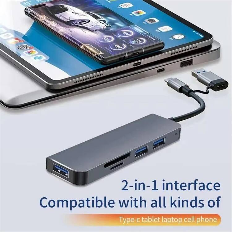C 40 N 2-in-1 interface  
Compatible with all kinds of Type-c tablet laptop cell phone