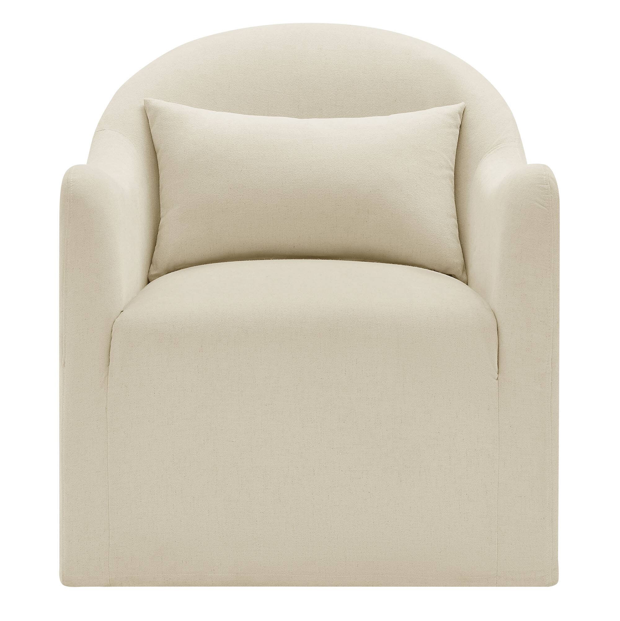 Alt View 4. Modway - Bardot Slipcovered Linen Blend Accent Chair by Modway - Linen.