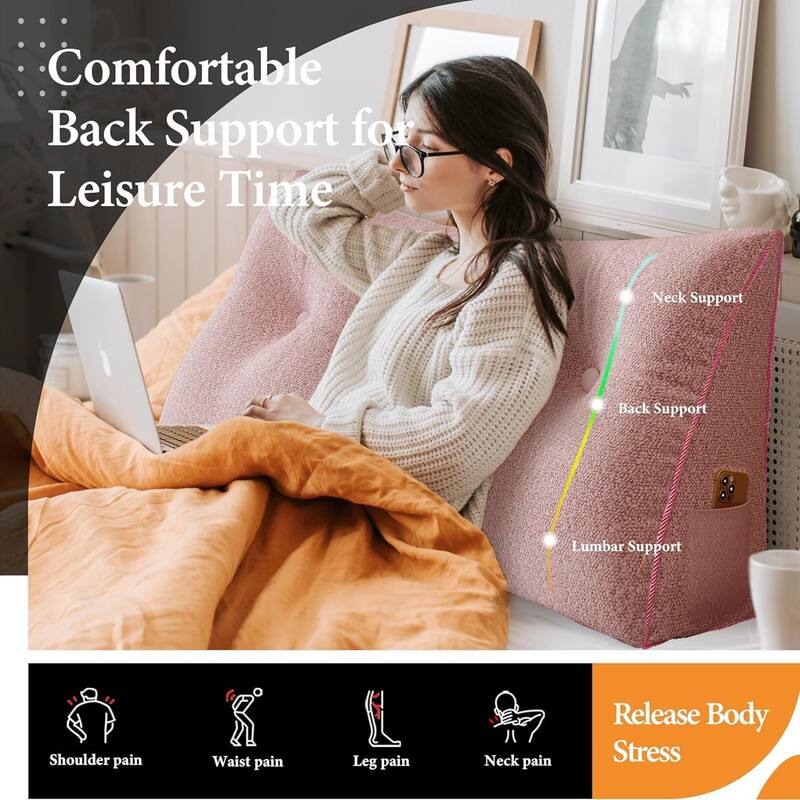Comfortable Back Support for Leisure Time

- Neck Support
- Back Support
- Lumbar Support

Release Body Stress

- Shoulder pain
- Waist pain
- Leg pain
- Neck pain