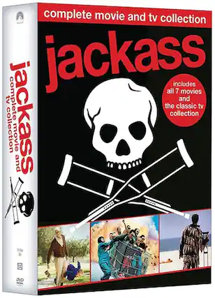 Front. Jackass: Complete Movie and TV Collection (Includes Jackass 7-Movie Collection / Jackass: The - DVD.