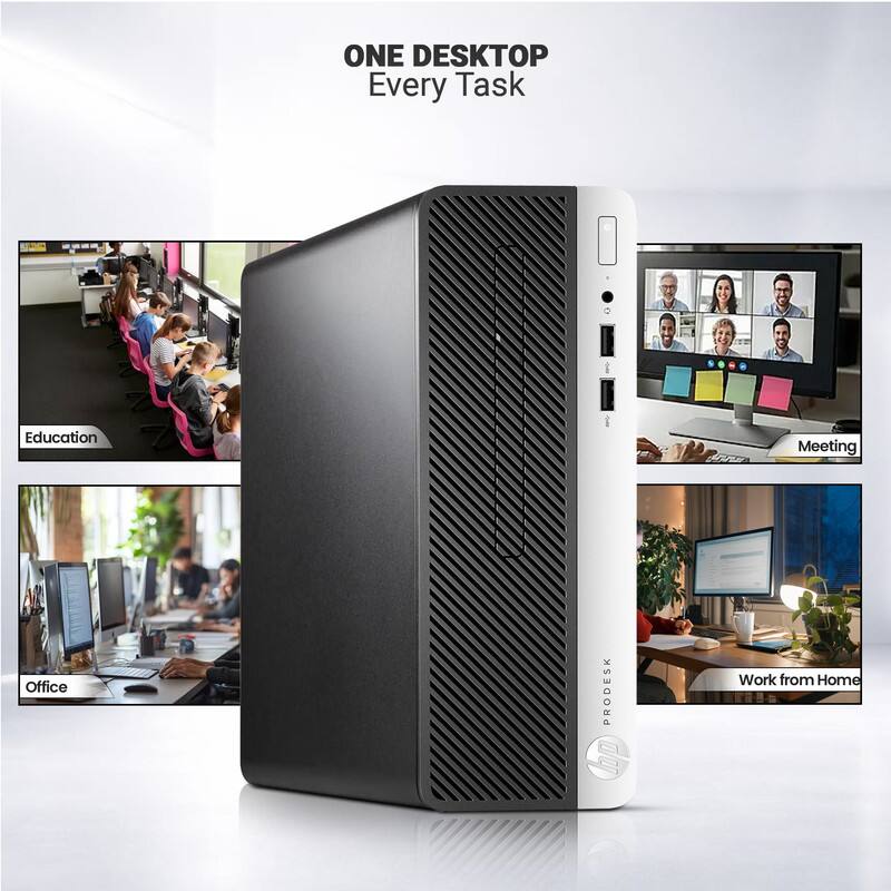 HP Refurbished Excellent ProDesk 400 G5 SFF Desktop PC | Intel i5