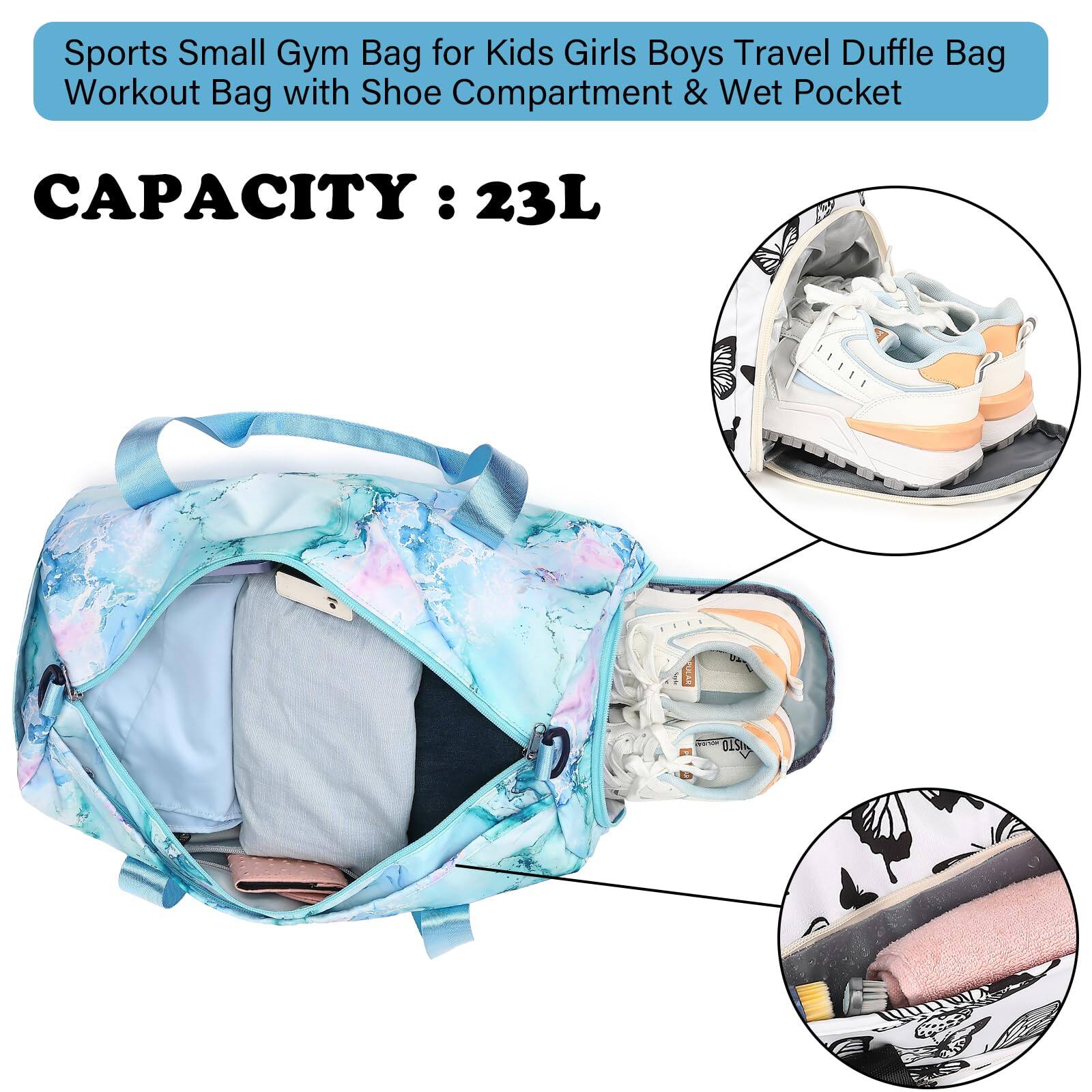 Paradigms Interiors Gym Bag Sports Duffle With Wet Pocket Weekender ...