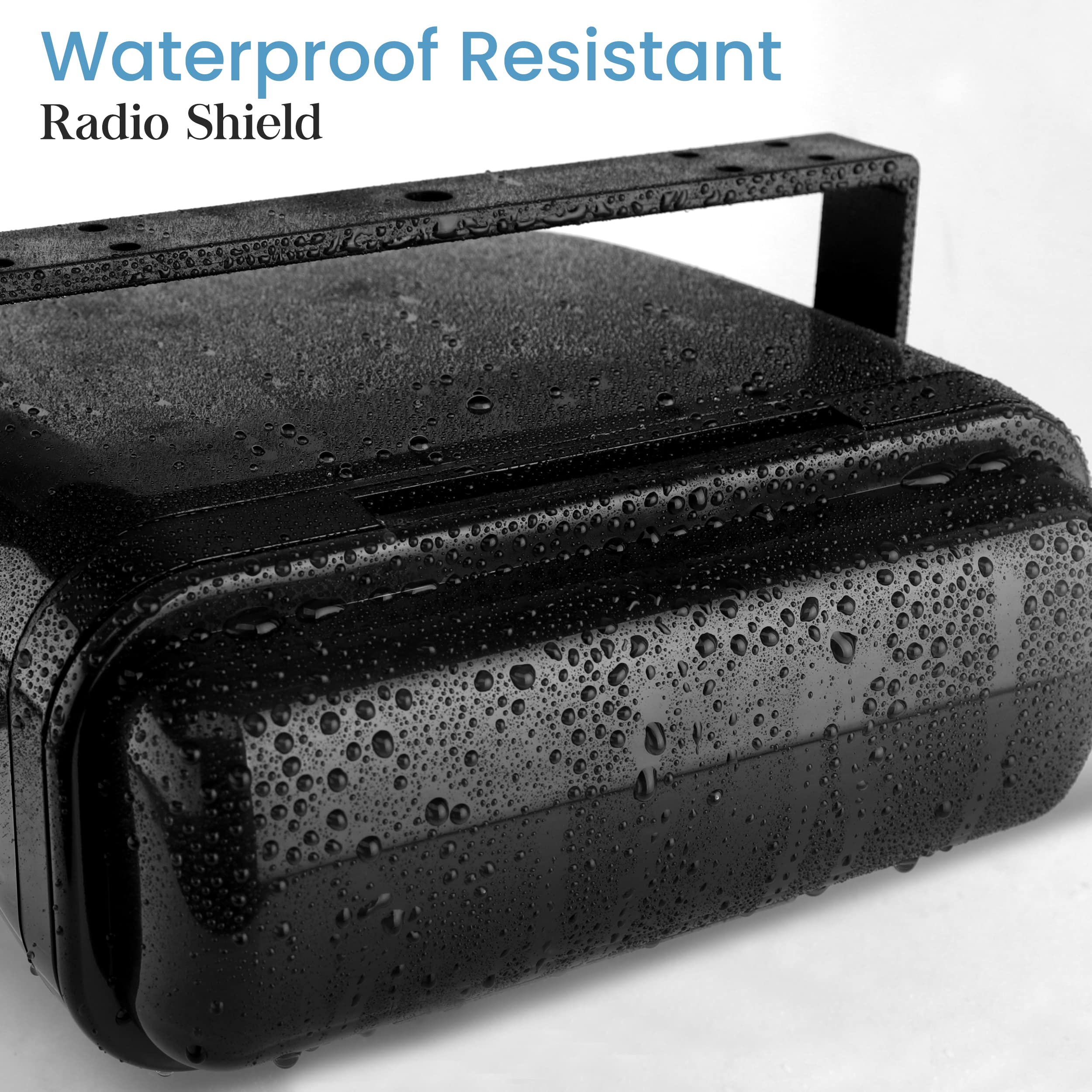 Waterproof Resistant Radio Shield