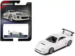 1995 Toyota Supra RHD (Right Hand Drive) "Collection" Series 1/64 Diecast Model Car by Majorette - White