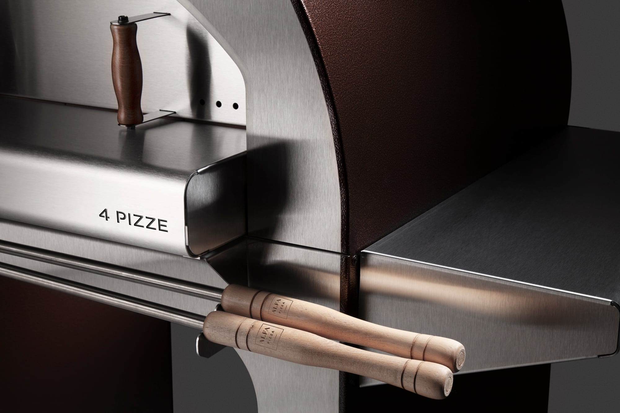 Alfa - 4 Pizze Oven Top - Copper