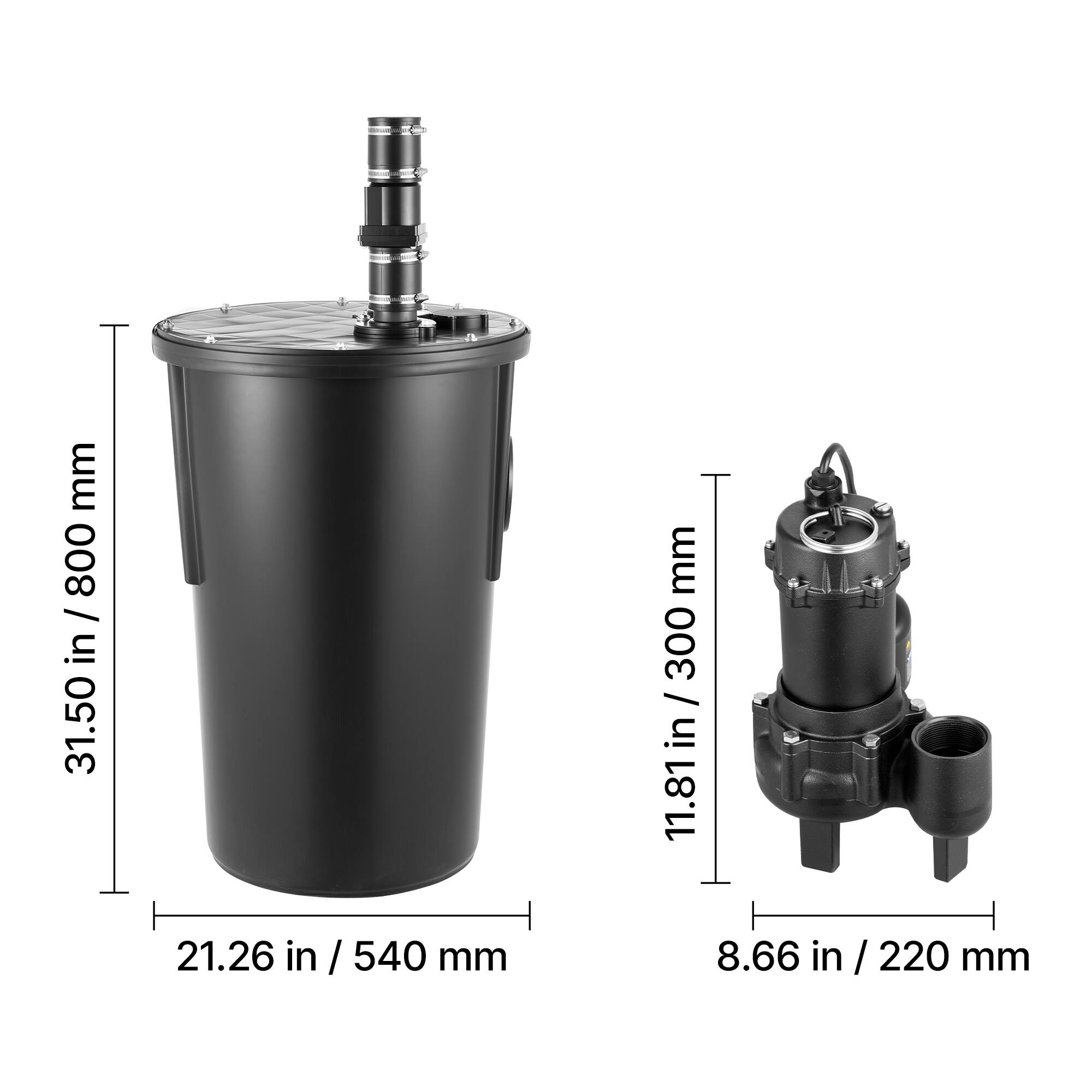 mm 800 / in 31.50  
21.26 in / 540 mm  
mm 300 / in 11.81  
11.81 in / 300  
8.66 in / 220 mm
