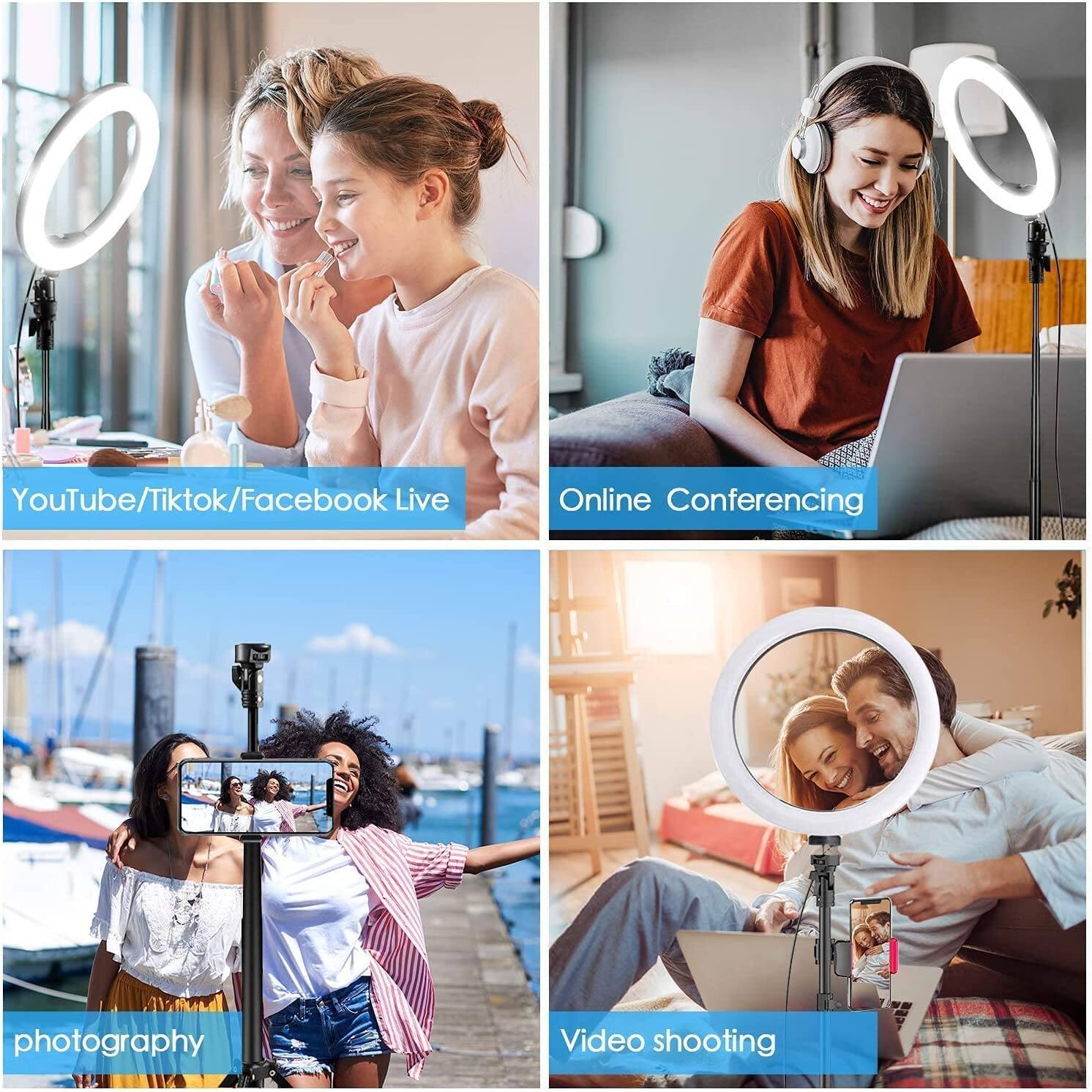 - YouTube/TikTok/Facebook Live
- Online Conferencing
- Photography
- Video shooting