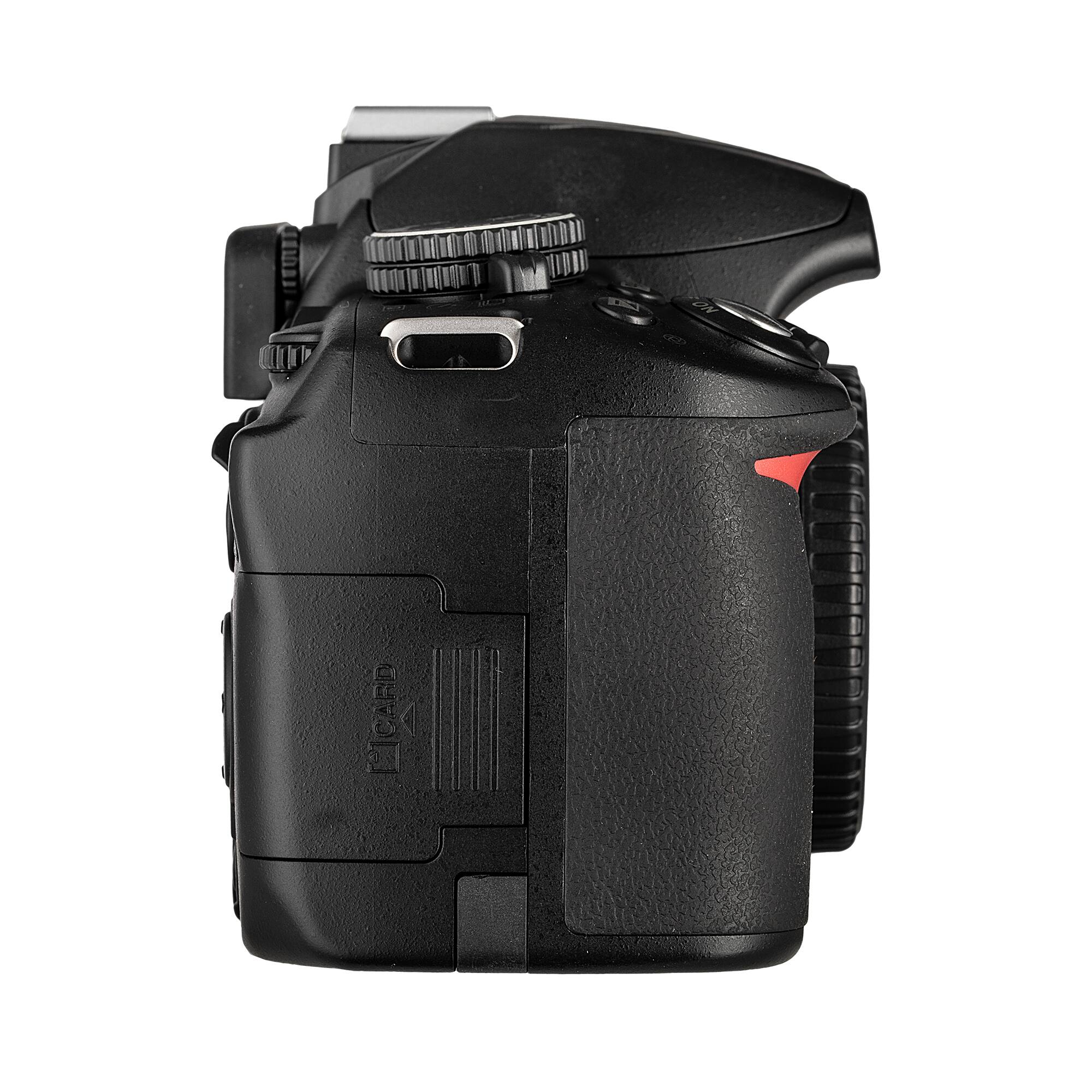 Back. Nikon - Nikon D3100 DSLR Camera Kit with 18-55mm VR Lens – Beginner-Friendly & Compact + More (International Model).