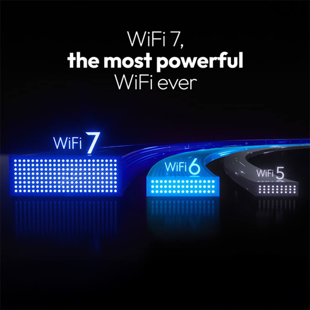 WiFi 7, the most powerful WiFi ever

WiFi 7
WiFi 6
WiFi 5