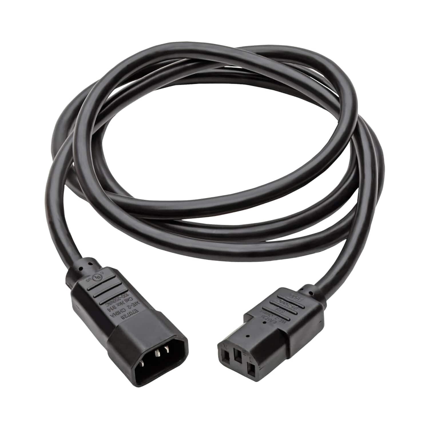 Tripp Lite - By Eaton P005-006 Heavy-duty Pdu C13-to-c14 Power Cord, 6 Ft., P005-006 - Black