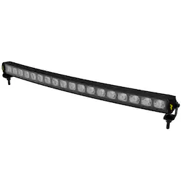 Stinger - HEXCORE 30” Universal Off-Road Curved LED Light Bar, Amber/White Flood & Spot Combo Beam for Cars, Trucks, Jeeps, UTVs - Black