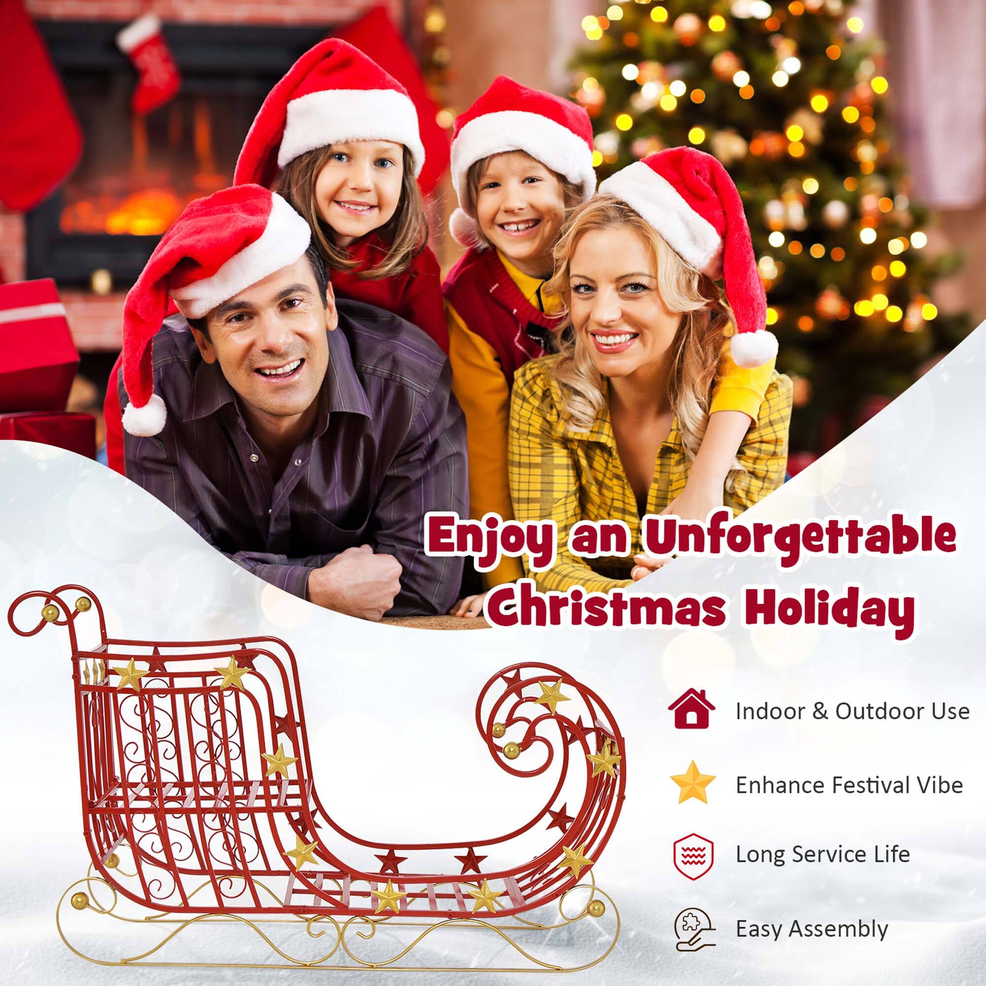 Enjoy an Unforgettable Christmas Holiday with Indoor & Outdoor Use, Enhanced Festival Vibe, Long Service Life, and Easy Assembly.