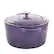 Alt View 8. Crockpot - Crock-Pot Artisan 2 Piece 7 Quart Enameled Cast Iron Dutch Oven with Lid in Lavender - Purple.