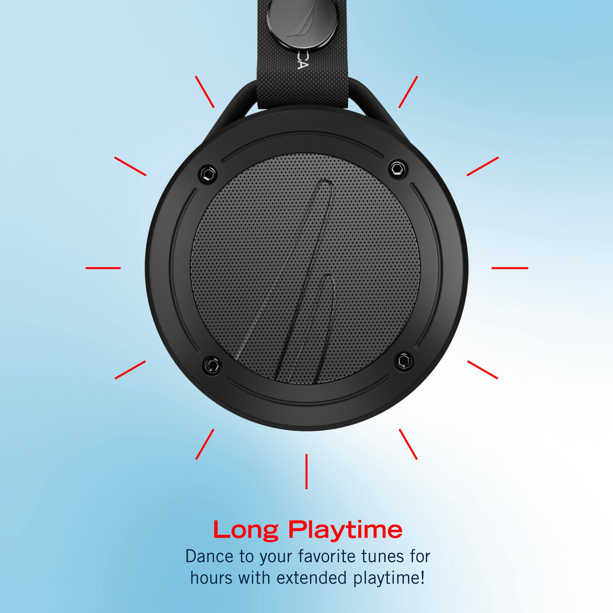 Long Playtime  
Dance to your favorite tunes for hours with extended playtime!