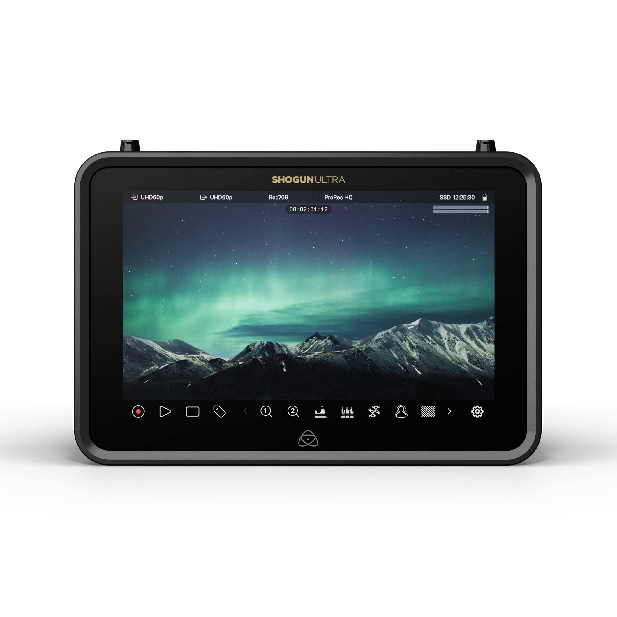 Atmosflare - Atomos Shogun Ultra 7-Inch HDR Monitor-Recorder 8K Raw - Black