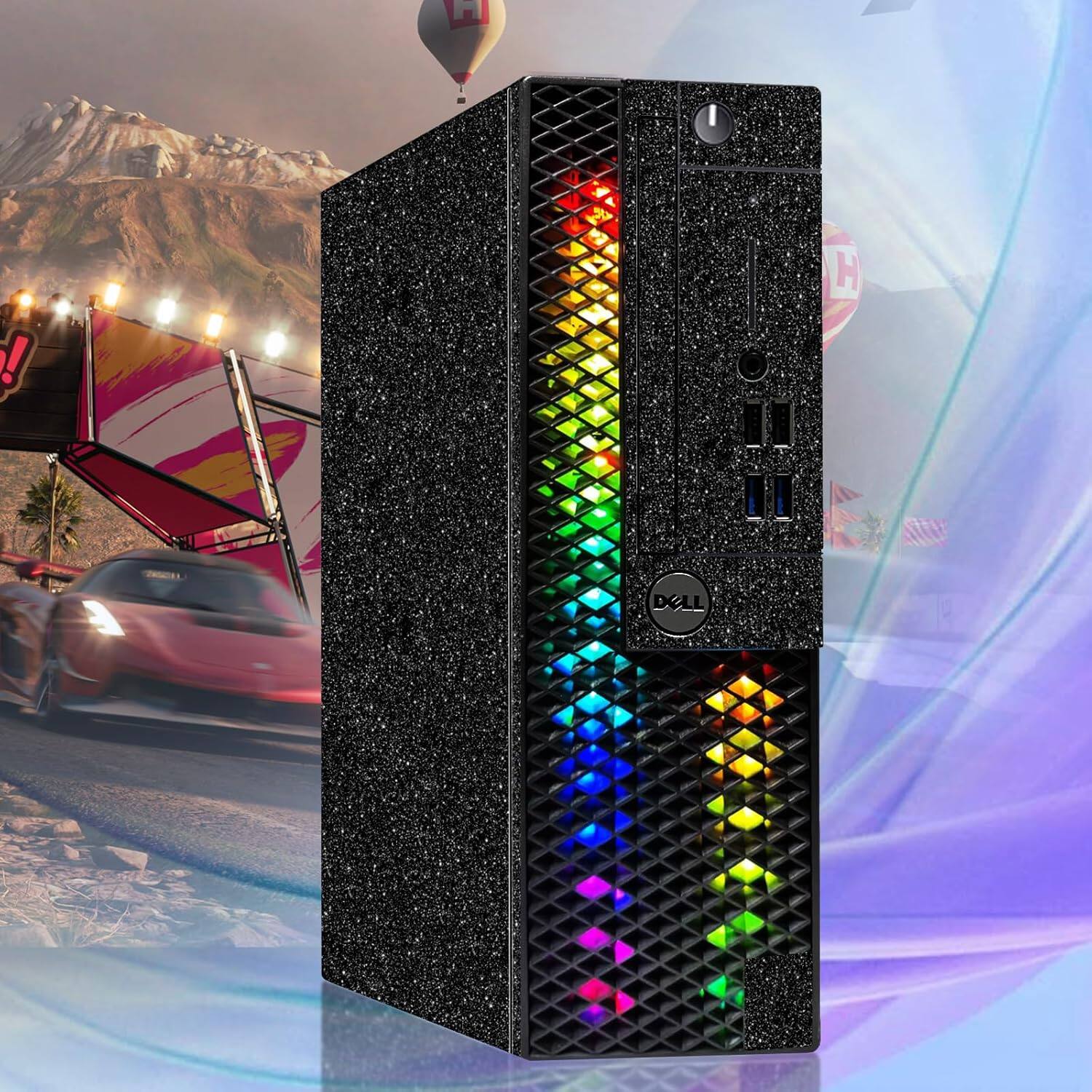 Left. Dell - Dell RGB Gaming Desktop Computer PC,  Intel Core i5-8500 up to 4.1GHz, GeForce GTX 750Ti 4G, 16GB DDR4, 1TB SSD Win11Pro - Black.