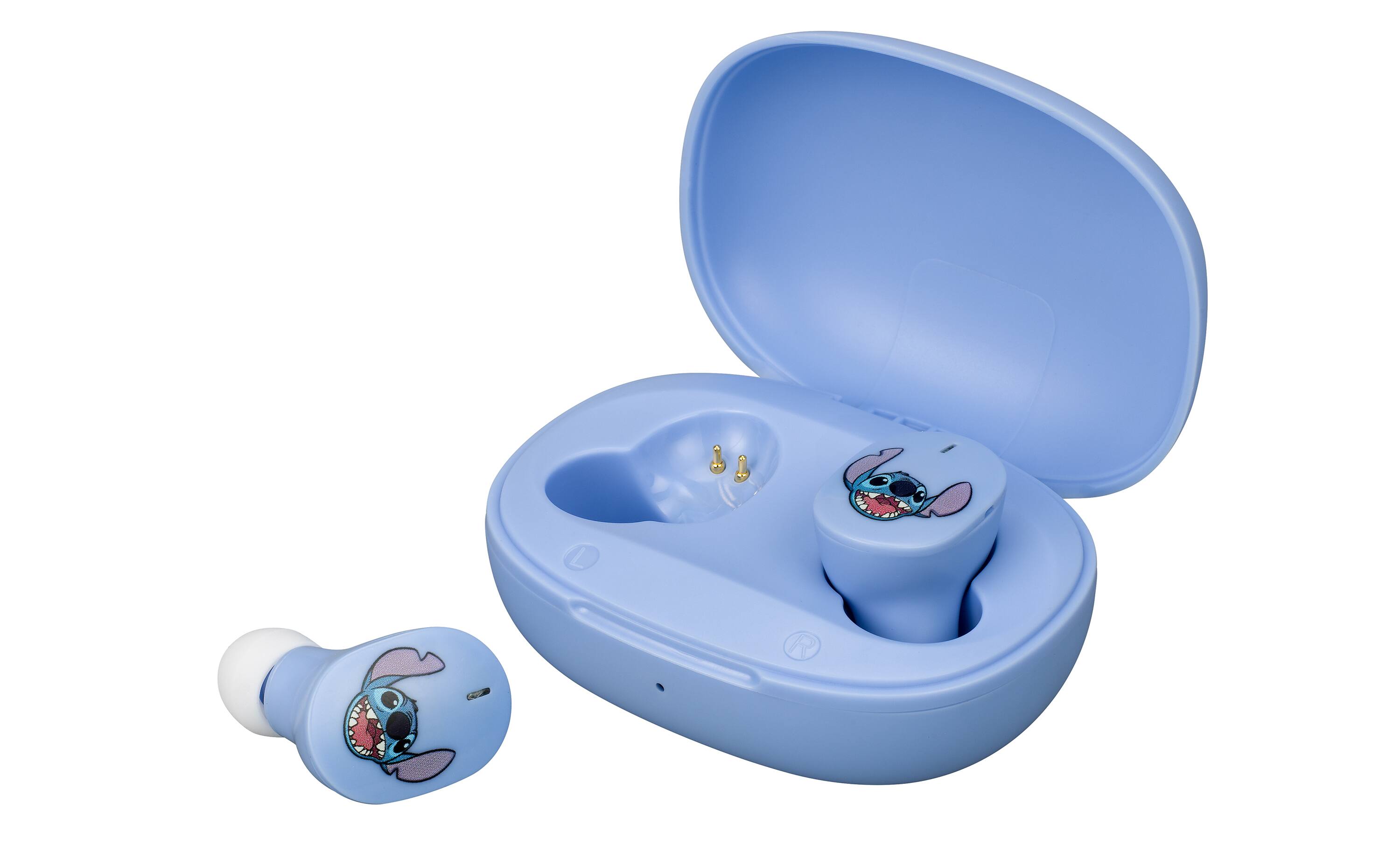 eKids Disney Stitch Wireless Earbuds for Kids, Bluetooth