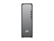 Front. HP - HP OmniDesk Desktop Intel Core i5 14th gen, 16 GB;512 GB SSD Windows 11 Home - Meteor silver, jack black chassis.