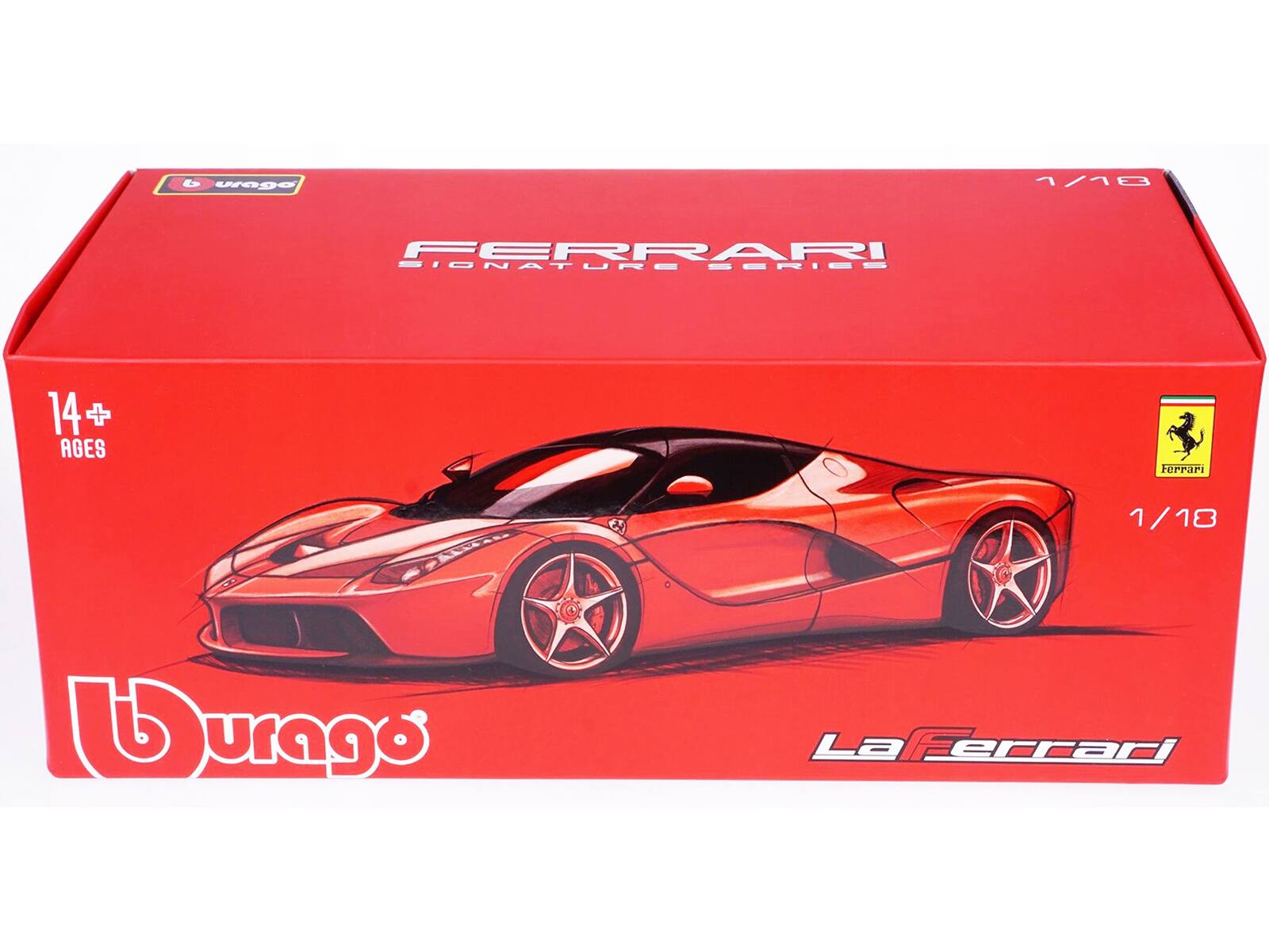 urego 1/18 FERRARI SIGNATURE SERIES 14+ AGES Ferrari 1/18 burago La Ferrari