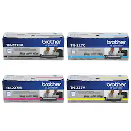 Genuine TN227 Set for Brother HL-L3270CDW Black Cyan Magenta Yellow (CMYK) Toner Cartridge for Brother HL-L3270CDW