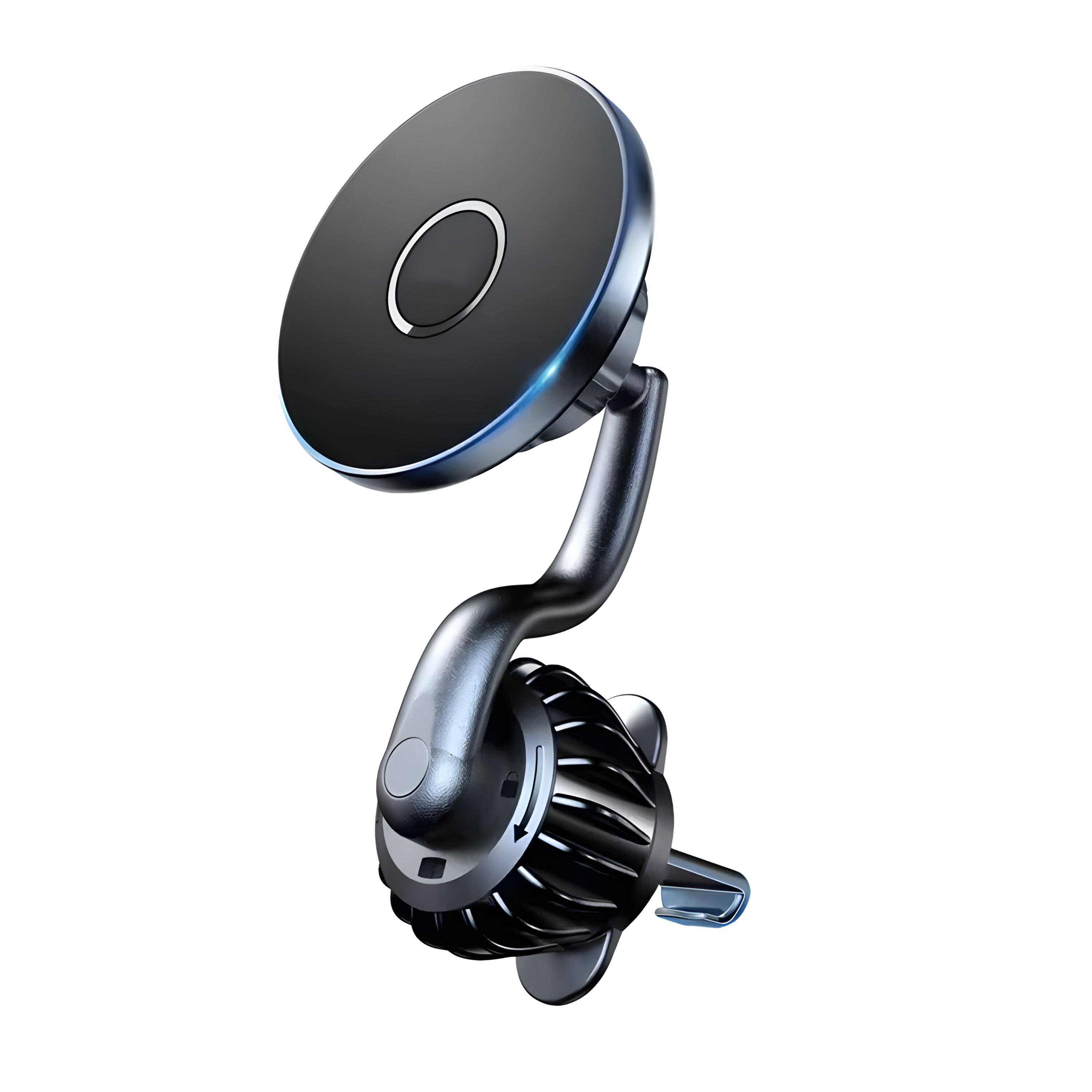Kitcheniva - 360° Rotation Magnetic Safe Air Vent Car Mount Dashboard Phone Holder - Black