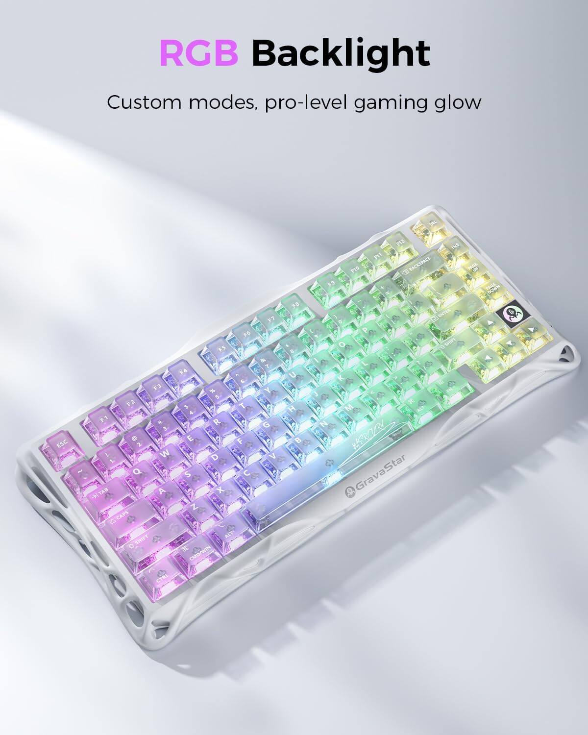 RGB Backlight Custom modes, pro-level gaming glow