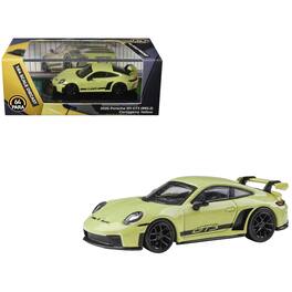 2025 Porsche 911 GT3 (992.2) Cartagena Yellow with Black Stripes 1/64 Diecast Model Car by Paragon Models