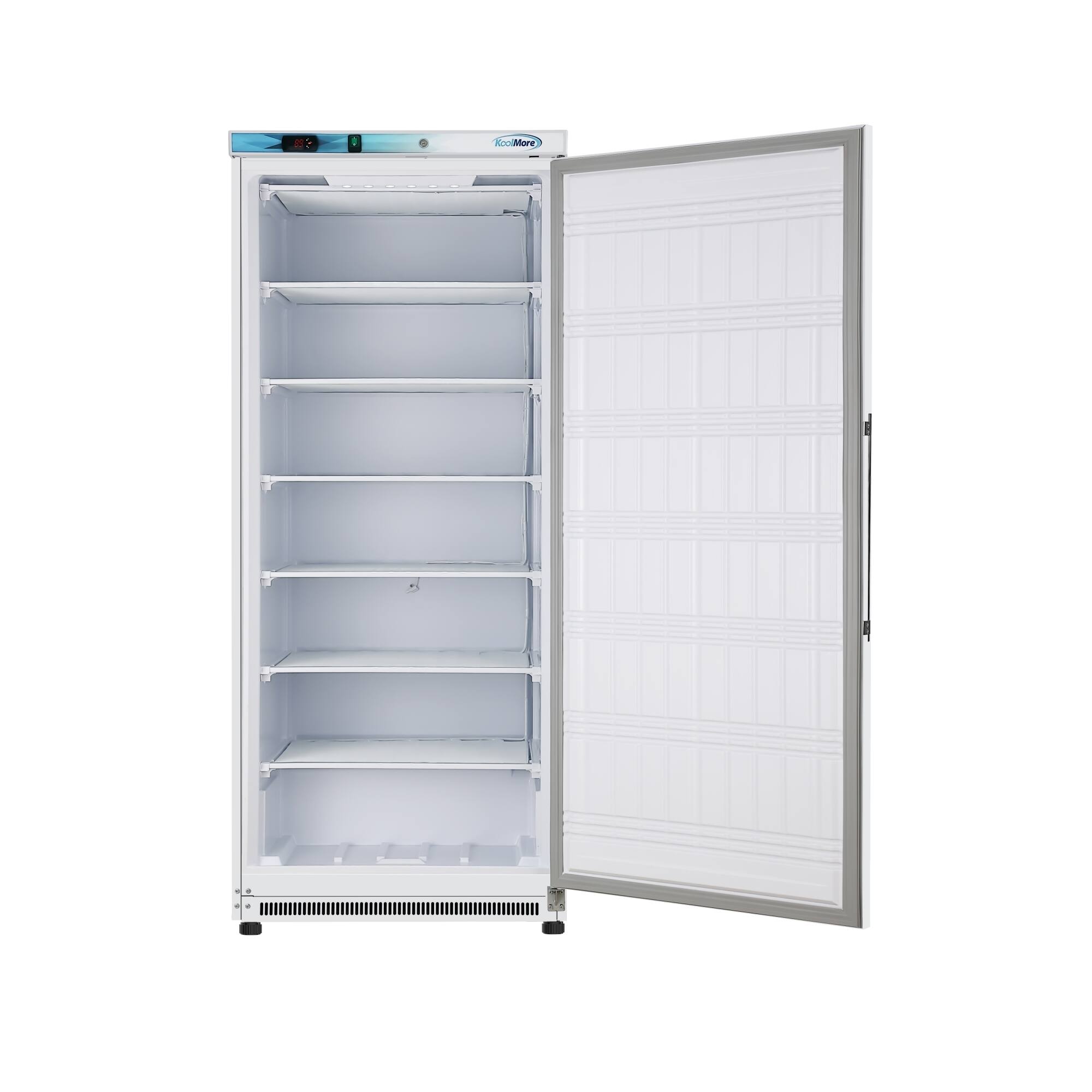 Back. Koolmore - 21 Cu. ft. Commercial Reach-in Freezer in White Manual Defrost (KM-FMD20WH) - White.