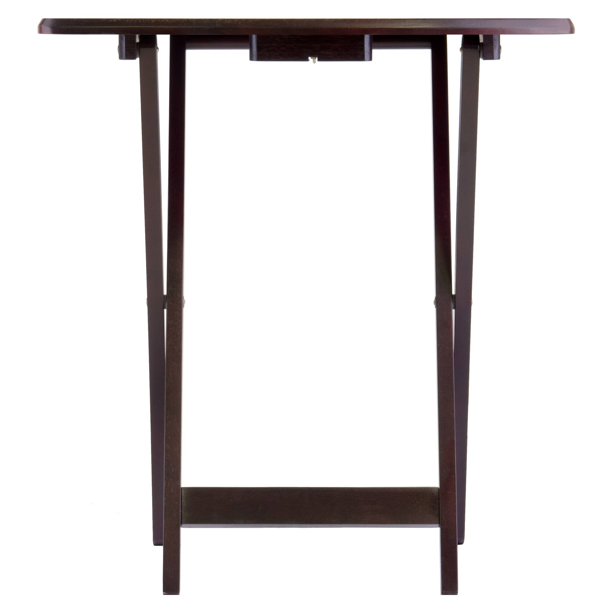 Alt View 10. Winsome Wood - Dylan 5-Pc Oversized Snack Table Set - Espresso.