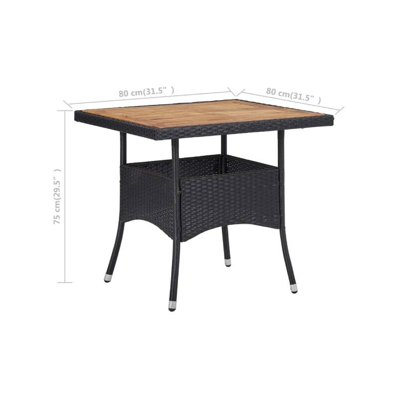 80 cm (31.5")  
80 cm (31.5")  
75 cm (29.5")