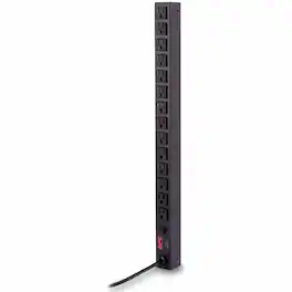 APC - NetShelter Basic Rack PDU, 0U, 15A, 100/120V, 14 NEMA 5-15 outlets - Basic - NEMA 5-15P - 14 x NEMA 5-15R - 100 V - Black