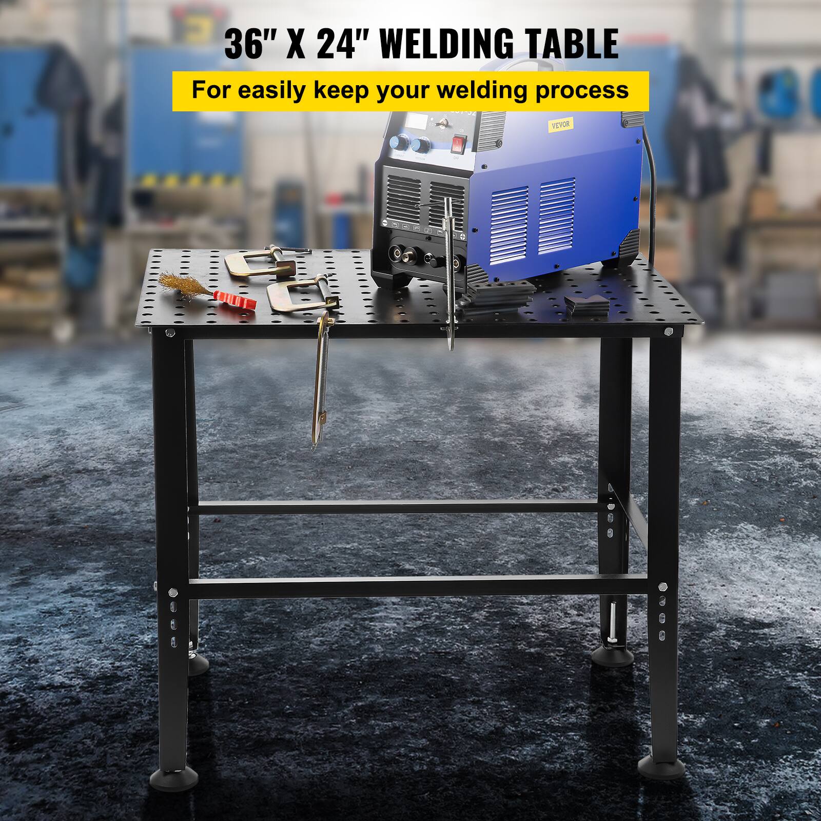 36" X 24" WELDING TABLE  
For easily keep your welding process