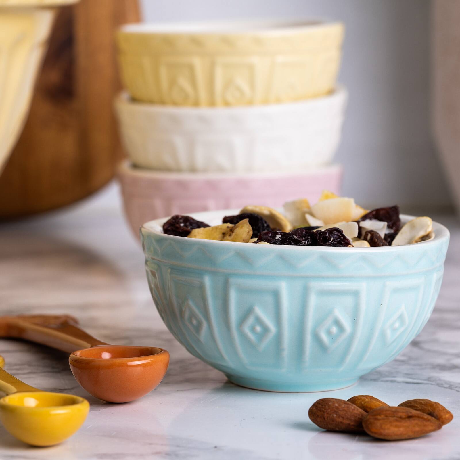 Alt View 7. Mason Cash - Color Mix Mini Prep Bowls, Pastels, Set of 4 - Multicolored.