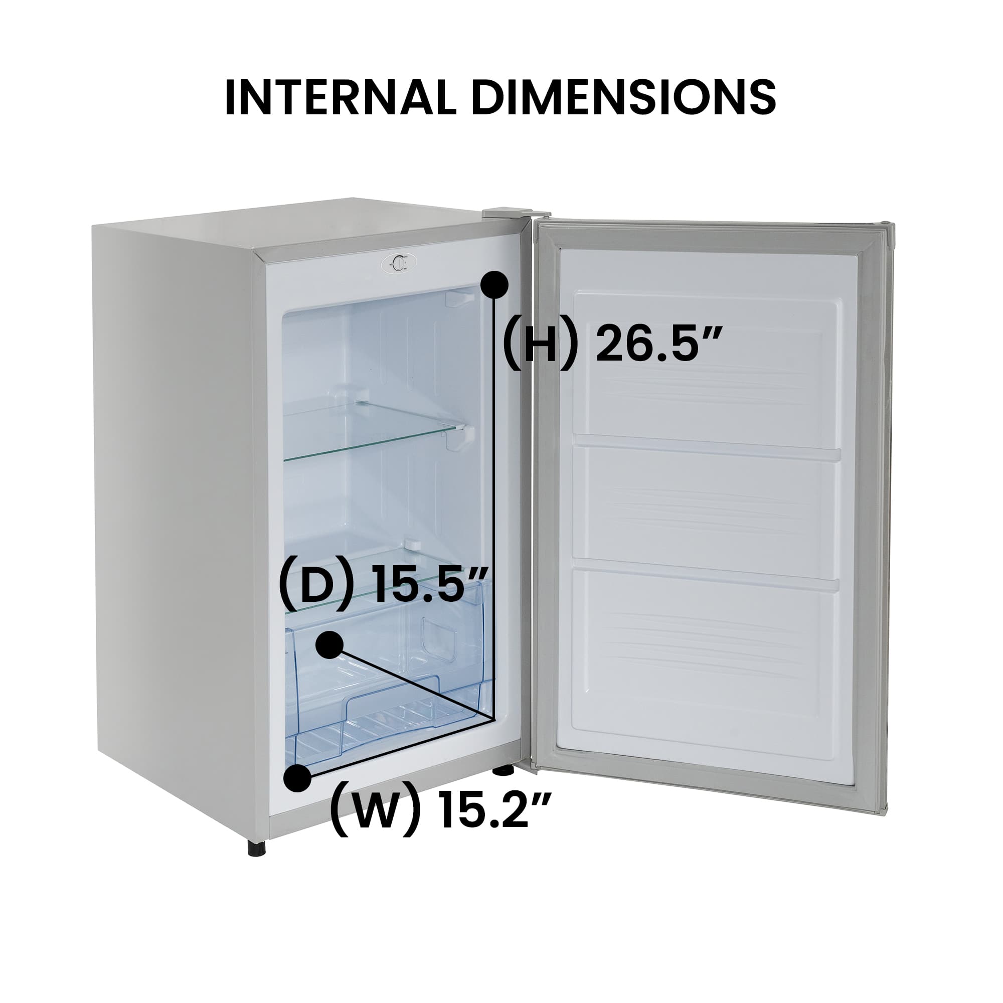 Conserv 3.1 cu. ft. Garage Ready Compact Upright Freezer