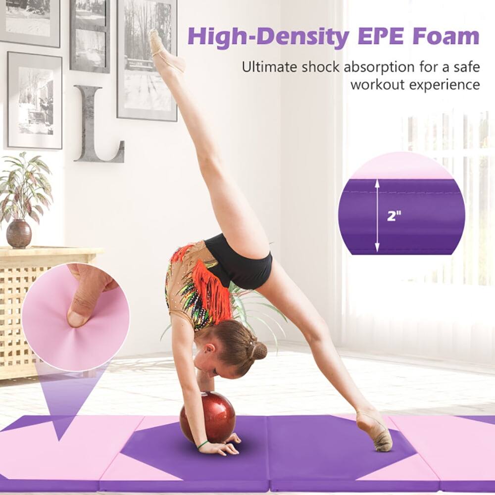 High-Density EPE Foam  
Ultimate shock absorption for a safe workout experience  
2"