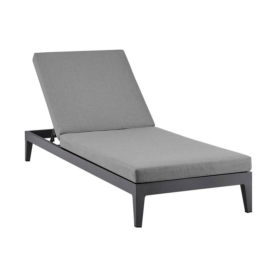 Angiope Armen Living Argiope Outdoor Patio Adjustable Chaise Lounge Chair in ...