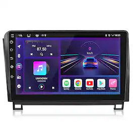 Junsun - 10 Inch carplay 6+128GB Android 15 8 Core For Toyota Tundra Sequoia 2007-2013 Car Stereo Radio GPS Navi WIFI DSP RDS BT - Black