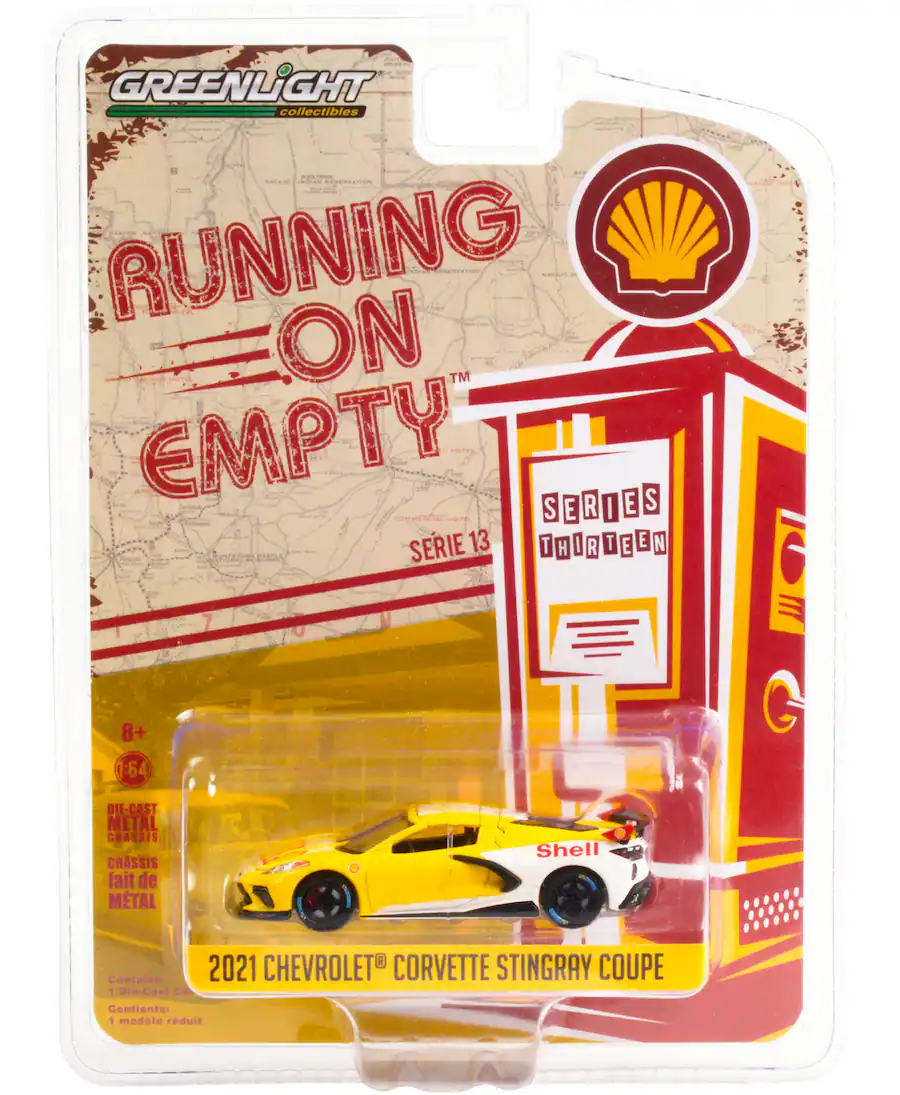 2021 Chevrolet Corvette C8 Stingray Coupe "Shell Oil" Yellow & White ...
