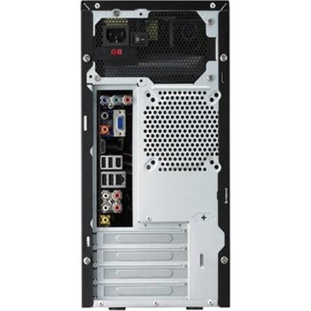 Back. Cooler Master - Cooler Master Elite RC-342 Computer Case - Mini-tower - Black - Steel, Acrylonitrile Butadiene Styrene (ABS) - 8 x Bay - Black.