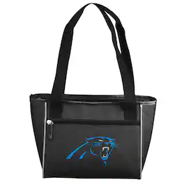 Logo Brands - Carolina Panthers Crosshatch 16-Can Cooler Tote - Multicolor