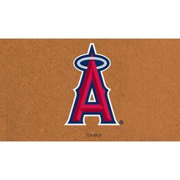 Evergreen Enterprises - Los Angeles Angels 28" x 16" Primary Logo Coir Mat - Multicolor