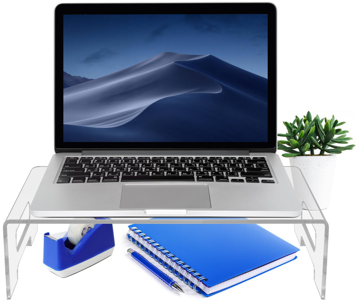 Back. Sorbus - Sorbus Acrylic Stand Display Tray Shelf and Display Monitor Riser.