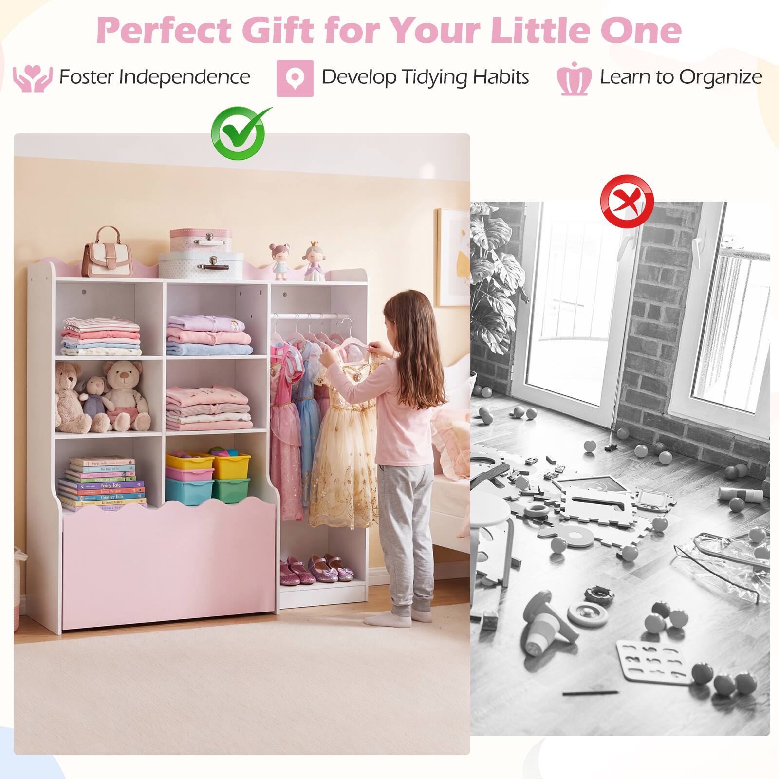 Perfect Gift for Your Little One  
Foster Independence  
Develop Tidying Habits  
Learn to Organize