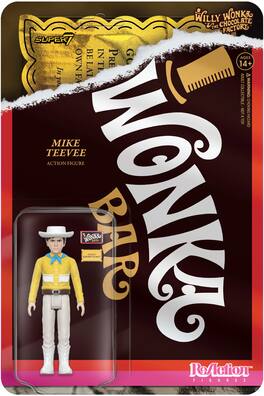 Super7 - Willy Wonka & The Chocolate Factory - Mike Teevee ReAction Figure Wv1 - Collectibles - Multicolor