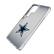 Alt View 1. Keyscaper - Dallas Cowboys Linen Logo Galaxy Clear Case - S24 - Multicolor.