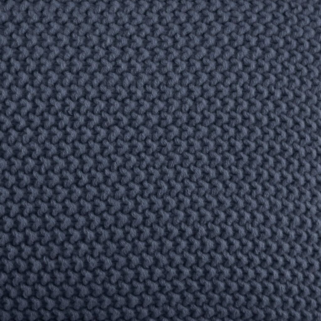 Alt View 5. Gracie Mills - Gracie Mills Lessie Ultra-Soft Knit Oblong Pillow Cover - Indigo.