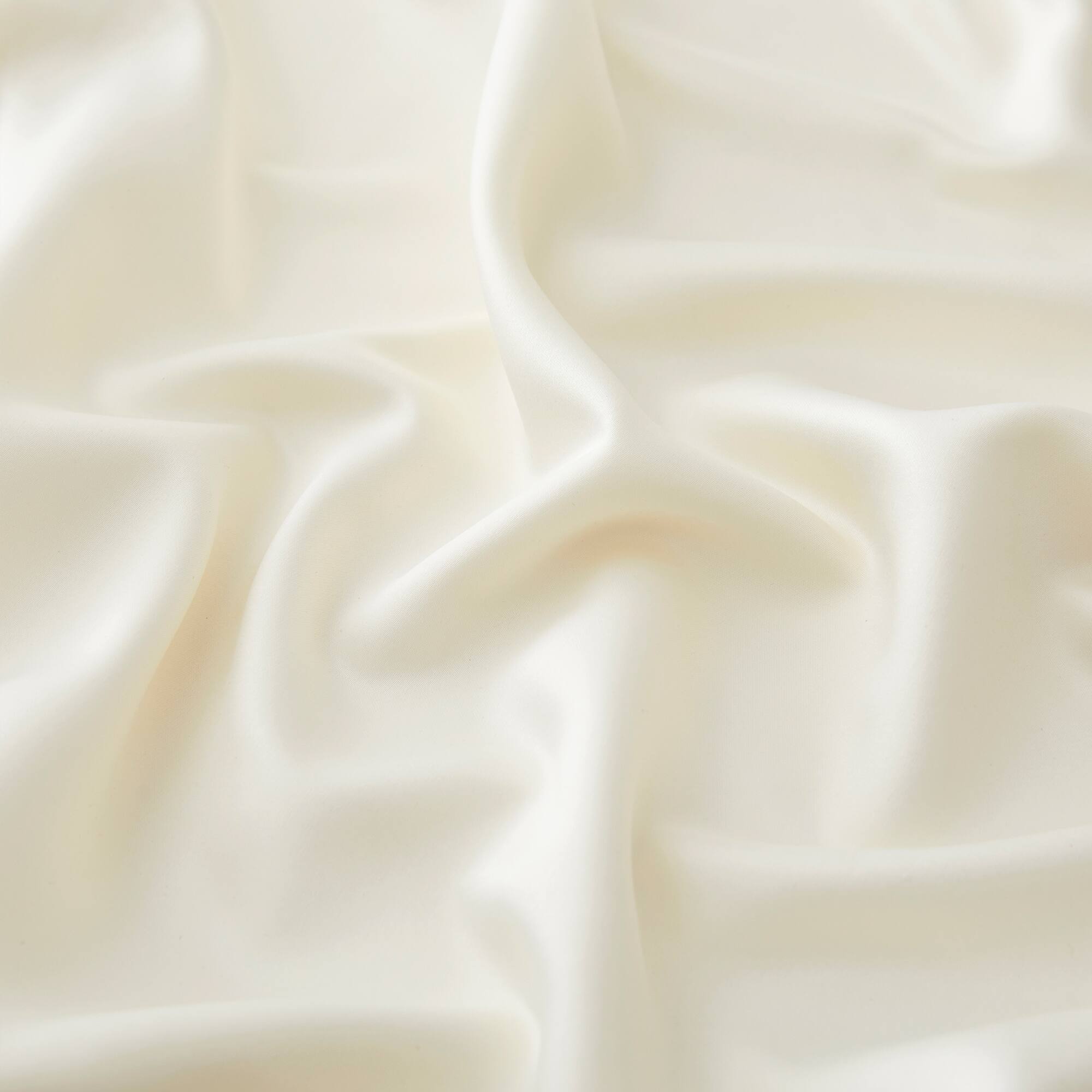 Back. Peace Nest - Peace Nest Lightweight Cool-Touch Satin Comforter Sets with Pillowcases - Cream.