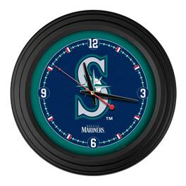 Holland Bar Stool Co. - Seattle Mariners 15" Traditional Wall Clock - Black