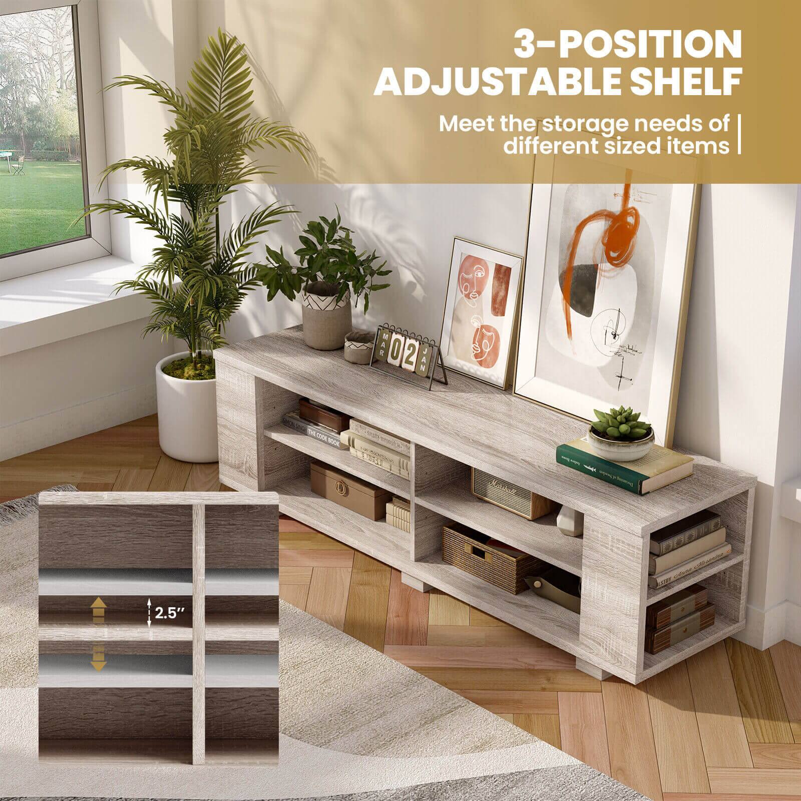 3-POSITION ADJUSTABLE SHELF Meet the storage needs of different sized items | 2.5"